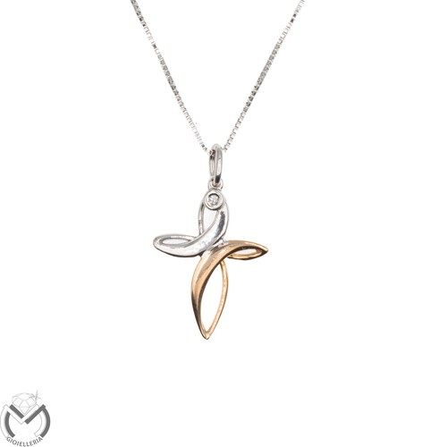 Collana oro bianco - , 18