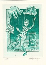 Exlibris Bookplate Radierung