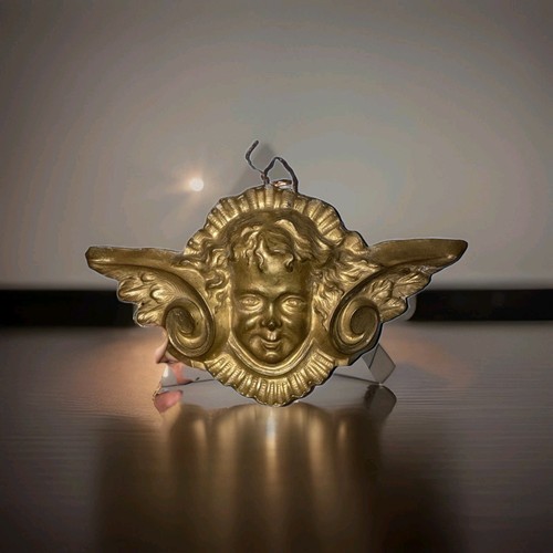 Scultura putto rame - scultura,