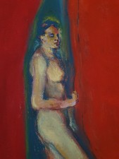 Dipinto originale - Figura femminile nuda