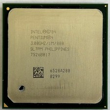 Processore Intel Pentium 4 SL7PM 3,00 GHz 1 MB 800 MHz socket 478 - core Prescott