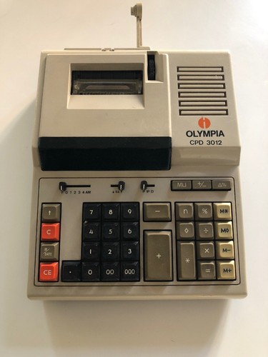 Vintage calcolatrice olympia - vintage,