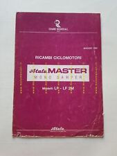 Atala 50 Master Mono Damper LF-LF 2M 1992 catalogo ricambi TELAIO originale  