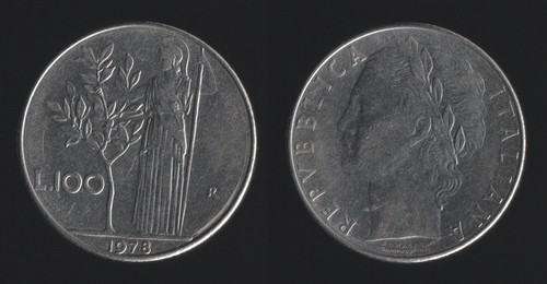 100 lire 1978 minerva italia - lire,