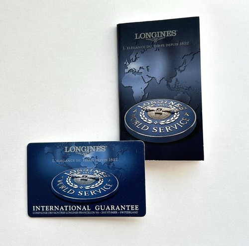 Carta longines originale - longines,