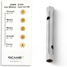 Kit 5 Ugelli 6MB Gas Metano