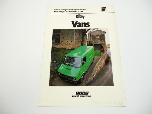 Brochure depliant furgone