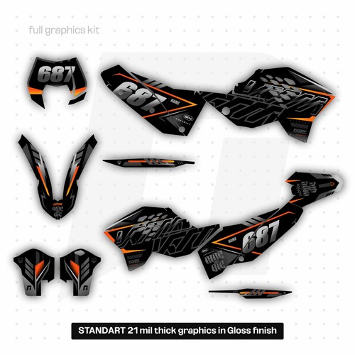 Kit grafica compatibile ktm - kit,
