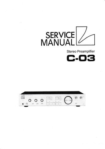 Manuale servizio - -,