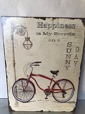 tabella bicicletta vintage decorare ingressi salotti o studi stile shabby chic