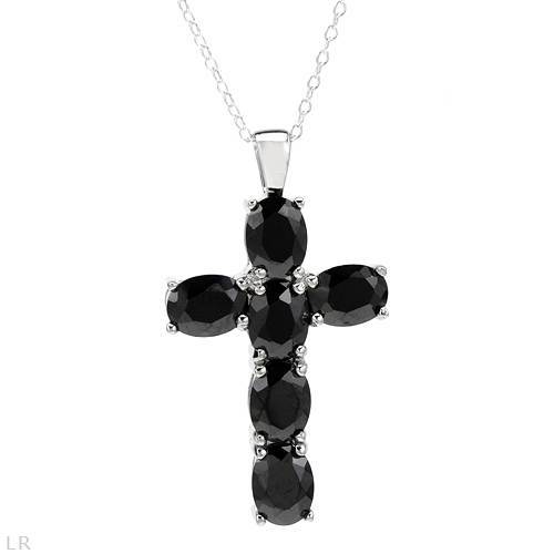 Cross necklace 10ctw - cross,