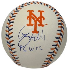 Baseball firmato lee - firmato, mazzilli