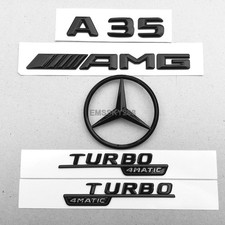 Gloss Black Rear Badges