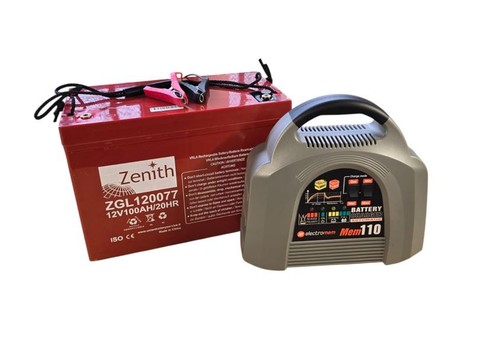 Batteria agm zenith - agm, 100ah