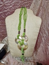 Collana perline Vetro Verde e
