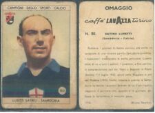 FIGURINA CALCIO CAMPIONI SPORT*CAFFE' LAVAZZA ED.1950*SAMPDORIA-LUSETTI*N.80