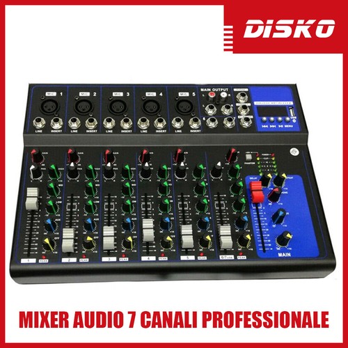 Mixer audio canali - audio, 7