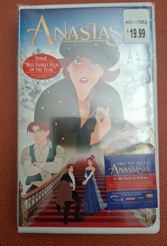 Anastasia vhs clamshell brand - anastasia,