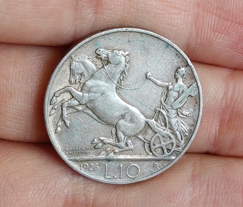 Lire 1928 biga - 10, 1928*