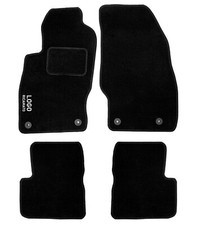  TAPPETINI AUTO CON LOGO COMPATIBILI CON CORSA MOQUETTE ANTERIORI POSTERIORI