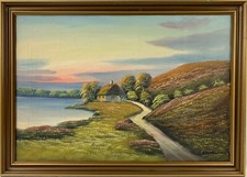 Quadro a Olio Antico Vecchio