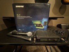 Shure SLXD24D/SM58 Sistema microfonico vocale wireless con supporto su rack SLX4=-J3