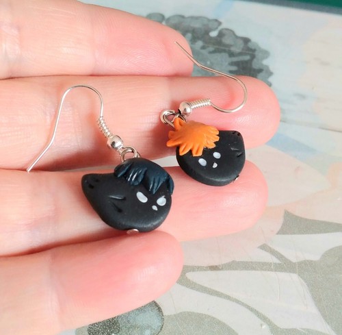 Orecchini haikyu fimo - haikyu, in