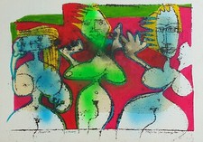 quadro LE  BAGNANTI 1981                            paolo da san lorenzo 