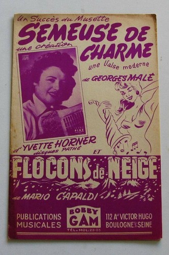 Partition vintage sheet music
