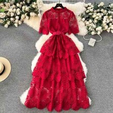 Vestito Abito Elegante Lungo