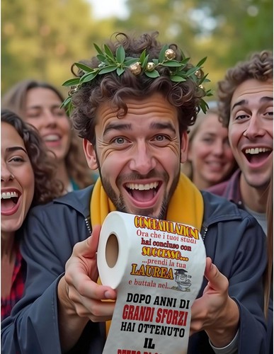 Carta igienica laurea - , un