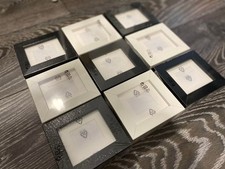 IKEA BIANCO/NERO TYSSLINGEN piccolo telaio artigianale 8x9 cm