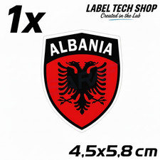 1x Adesivo Albania (Piccolo)