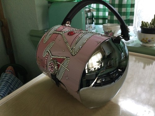 Borsa mano cristalli - borsa, in