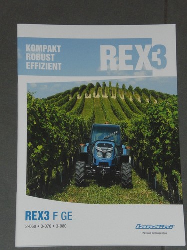 Brochure trattori landini rex - brochure,
