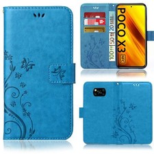 Custodia cellulare per Xiaomi Poco X3 / X3 NFC / X3 Pro custodia protettiva fiori cover astuccio