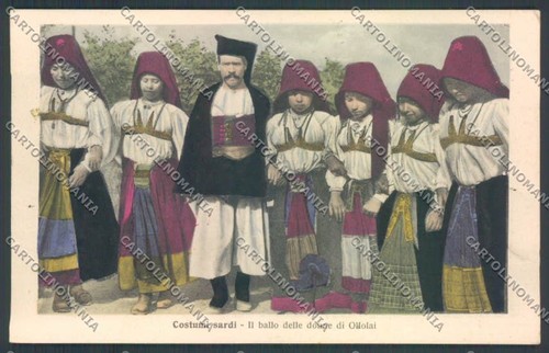 Nuoro costumi sardi ollolai - sardi,