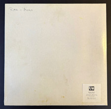 PAUL & LINDA MCCARTNEY Ram (Mono) SEALED 2012 180g VINYL LP Ltd. MPL Beatles