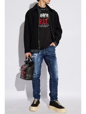 DSQUARED2 paint-splatter jeans