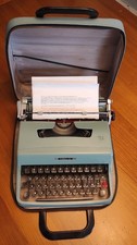 Macchina da Scrivere Olivetti Lettera 32  1963 Prima Serie Vernice Liscia Ottima