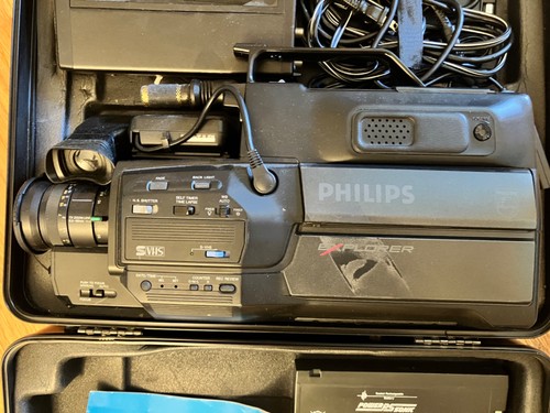 Videocamera philips vhs - videocamera, s-vhs