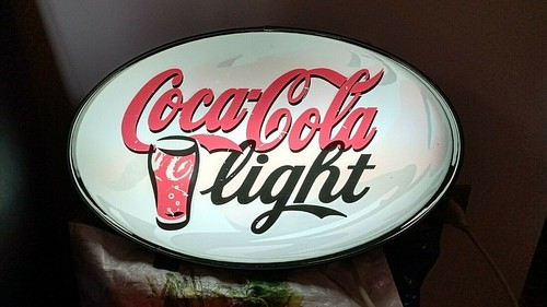 Coca cola light - coca, insegna