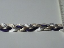 BORDO PASSAMANERIA STILE CHANEL IN VISCOSA LAVABILE 40° COLOR CORDA BEIGE BLU