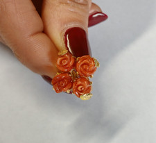 Anello donna rose corallo