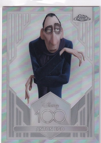 Scheda topps disney chrome - disney,