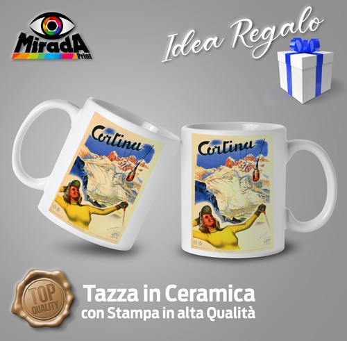 Tazza mug cortina dolomiti - mug,