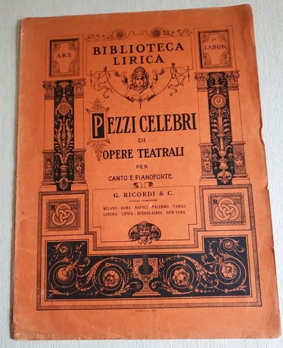 Spartito pezzi celebri - celebri, di