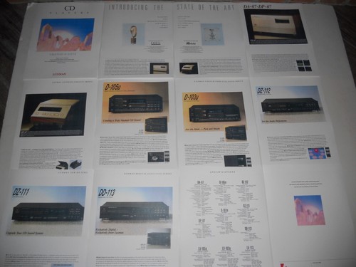 Luxman brochure lettore - luxman, cd