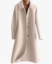 Cappotto donna beige con
