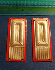 VECCHI ALAMARI IN LAMIERINO MOSTRINE MILITARI ARMA CC DIVISA UNIFORME BENEMERITA